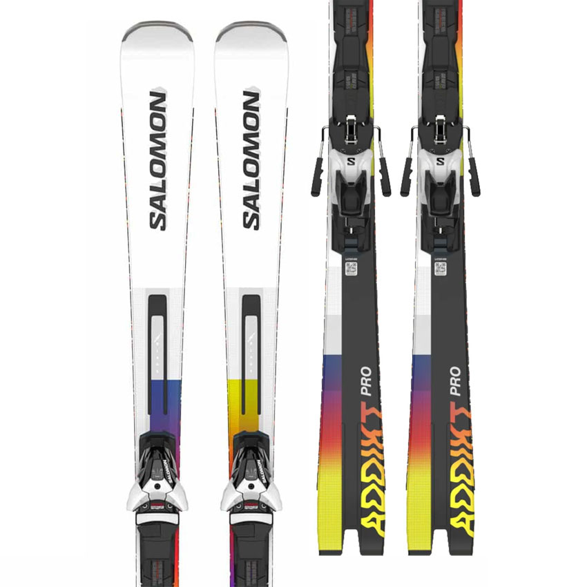skis SALOMON E Addikt Pro 163cm + Salomon Z12